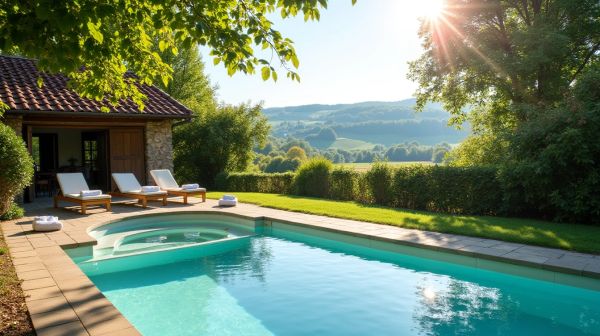 Un gîte de groupe avec piscine et spa pour un séjour en Alsace