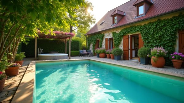 Un gîte de groupe avec piscine et spa pour un séjour en Alsace