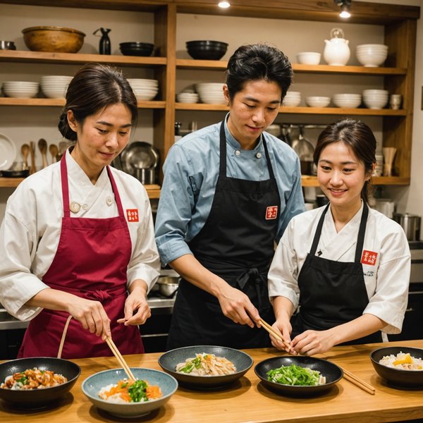 Où trouver des cours de cuisine japonaise authentique à Tokyo?