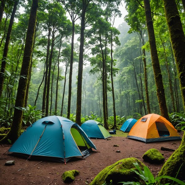 Comment organiser un camping pour une expédition de randonnée en forêt pluviale?